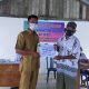 Kades Jaya Agung kecamatan Lalan kabupaten Musi Banyuasin bagikan Bantuan Langsung Tunai (BLT) tahap 3 pada 28 KK.