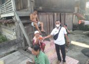 Cegah Lonjakan Kasus Covid-19, Pemdes Lumpatan II Lakukan Bagi Masker Gratis