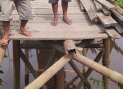 Jembatan Desa Bumi Agung Putus, Dinas Terkait Tutup Mata