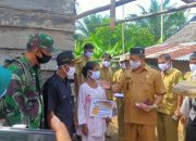 Kades TAS Kecamatan Lais Salurkan BLT-DD Tahun 2021 Sebanyak 73 KPM