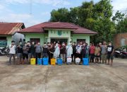 Antisipasi Penyebaran Covid-19, Pemdes Epil Lakukan Penyemprotan Disinfektan