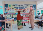 Kades Lubuk Harjo Salurkan BLT-DD Periode Januari kepada warga kurang mampu terdampak Covid-19