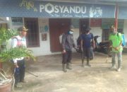 Cegah Lonjakan Kasus Covid-19, Warga Desa Tegal Mulyo Lakukan Penyemprotan Disinfektan