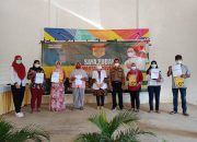 Maysarakat Desa Bukit Jaya di Vaksin Gratis