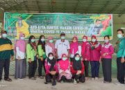 Maysarakat Desa Karya Mukti Antusias Ikuti Vaksin