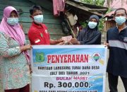 Pemdes Sari Agung salurkan BLT-DD Periode Bulan Maret sebanyak 42 KPM