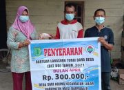 Pemdes Sari Agung salurkan BLT-DD Periode Bulan April sebanyak 42 KPM