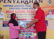 Pemdes Lubuk Harjo Bagikan BLT-DD Periode Bulan Mei 2021