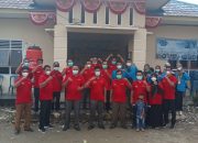 Pemdes Lubuk Harjo Bagikan BLT-DD Priode Bulan Agustus 2021 Di Hadiri Mahasiswa UIN STS Jambi