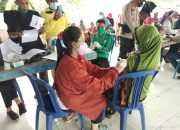 Maysarakat Desa Ringin Agung Mengikuti Vaksinasi Memprioritaskan Lansia