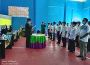 BPD Desa Sukajaya lantik Panitia Pilkades dan diambil Sumpah