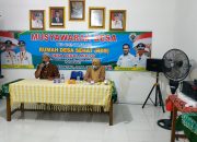 Pemdes Tegal Mulyo Adakan Kegiatan RDS, Rembuk Pencegahan Stunting