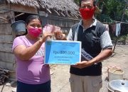 Pemdes Sri damai serahkan BLT-DD periode bulan September 2021