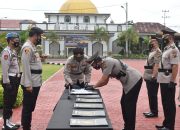 Kapolres Muba AKBP Alamsyah Pelupessy.SH.SIK.MSi Lakukan Sertijab Kasat Narkoba