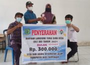 Pemdes Sari Agung Salurkan BLT-DD Periode Bulan November 2021