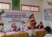 BPD Bersama Pemdes Epil Gelar Musdes Penetapan KPM BLT dan Rancangan RKPDS 2022