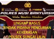 Satu Dari Tiga Tukang Begal Ditangkal Satres Polsek Sungai Lilin