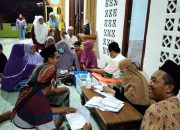 Pemdes Beji Mulyo Laksanakan Vaksinasi Tahap III (Booster) Setelah Sholat Tarawih