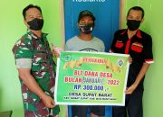 Pemdes Supat Barat Salurkan BLT-DD Periode Januari-Maret 2022