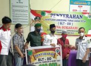 Pemdes Sukarami Salurkan BLT-DD Periode Januari-Maret 2022