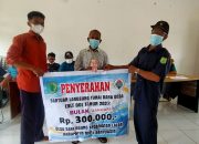 Pemdes Sari Agung Salurkan BLT-DD Periode Januari dan Februari 2022