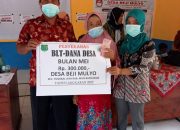 Sebanyak 135 KPM Terima BLT-DD Disalurkan Pemdes Beji Mulyo Tahap II Periode April-Juni 2022 Bagi Warga Kurang Mampu Terdampak Covid-19