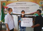 Pemerintah Desa Sumber Jaya Salurkan BLT-DD Tahap II Periode April-Juni 2022