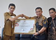 Pemerintah Kab. MUBA Melalui Dinas PMD Terima Piagam Penghargaan Dari Kemendagri Atas Penyampaian Laporan Hasil Inventarisasi Aset Desa