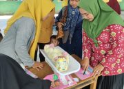 Pemdes Desa Lubuk Harjo Adakan Kegiatan Posyandu Balita Setiap 1 Bulan Sekali