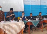 Ketua BPD Babat Banyuasin Lantik Panitia Pilkades 