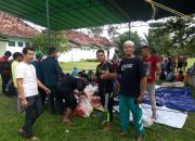 Panitia Hewan Qurban Masjid Jami’Annur Potong Hewan Qurban 4 Sapi Dan 3 Kambing