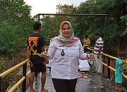 Kades Sumber Harum Baru 7 Bulan Menjabat Dapat Memperbaiki Jembatan Rusak