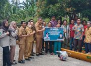 Pemdes Pinggap Terima Bantuan Dari Dinas Perikanan Berupa Ketek Beserta Mesinnya
