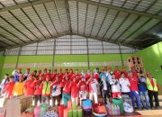 Memperingati HUT RI Ke-77 Pemdes Desa Lumpatan II Adakan Kegiatan Jalan Santai Desa