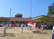 Pemdes Karang Agung Gelar Upacara HUT RI Ke-77 Tahun