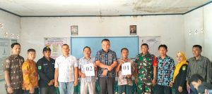Panitia Pilkades Desa Bukit Sejahtera Adakan Rapat Penetapan Dan Penentuan No Urut Calon Kades