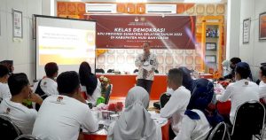 Peserta Relawan Demokrasi KPU Kab. Muba Semangat Setelah Dimentori Firdaus Marvel’s