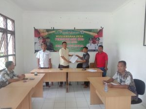 Pemerintah Desa Bangun Harja Adakan Musdes Desa Tahun 2023