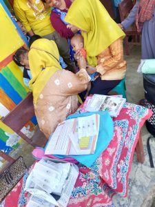 Pemdes Beruge Adakan Kegiatan Posyandu Balita Dan Pemberian Vitamin