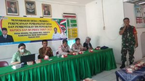 Pemdes Muara Teladan Adakan Kegiatan MUSDES Desa Tahun Anggaran 2023