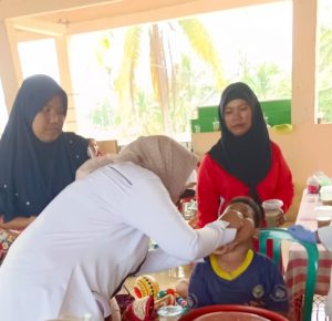 Pemdes Karang Sari Adakan Kegiatan Posyandu Balita Dan Pemberian Vitamin
