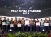 Desa Bukit Selabu Memperoleh Anugerah Award Desa Cinta Statistik 