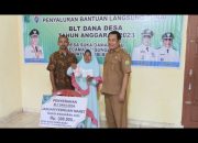 Kades Suka Damai Baru Salurkan BLT-DD Sebanyak 30 KPM Pada Keluarga Kurang Mampu