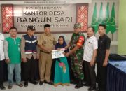 Pemdes Bangun Sari Salurkan BLT-DD Sebanyak 35 KPM Pada Keluarga Miskin