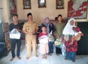 Pemdes Berlian Jaya Salurkan Sembako Bagi Warga Kurang Mampu Sekaligus Santunan Anak Yatim Piatu