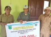 Kades Karang Rejo Salurkan BLT-DD Sebanyak 23 KPM Pada Keluarga Kurang Mampu