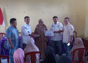 Pemdes Toman Salurkan BLT-DD Sebanyak 35 KPM Pada Keluarga Kurang Mampu