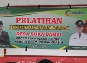 Kades Suka Damai Ikut sertakan Perangkatnya Dalam Pelatihan Peningkatan Kapasitas Aparatur Pemerintah Desa 2023