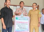 Kades Jaya Agung Salurkan BLT-DD Sebanyak 19 KPM Pada Keluarga Kurang Mampu