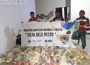 Pemdes Beji Mulyo Salurkan Bantuan Sembako Dari PT BSPC Batubara Kepada Setiap RT